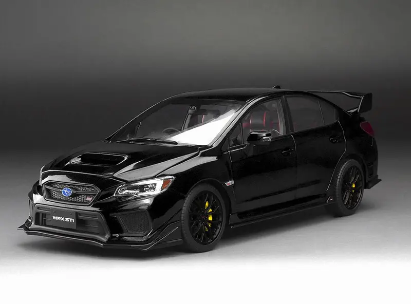 1:18 Subaru Impreza Wrx Sti (S207) Custom Version 2018 -- Black -- Sunstar 1