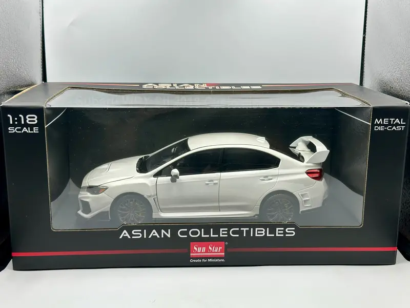 1:18 Subaru Impreza Wrx Sti (S207) Custom Version 2018 -- White -- Sunstar 1