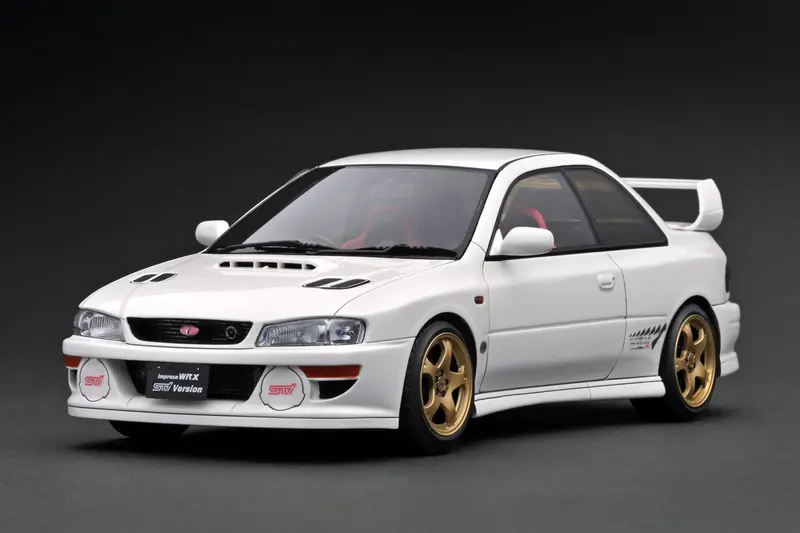 1:18 Subaru Impreza Wrx Type R Sti (Gc8) -- White -- Ignition Model Ig3553 1