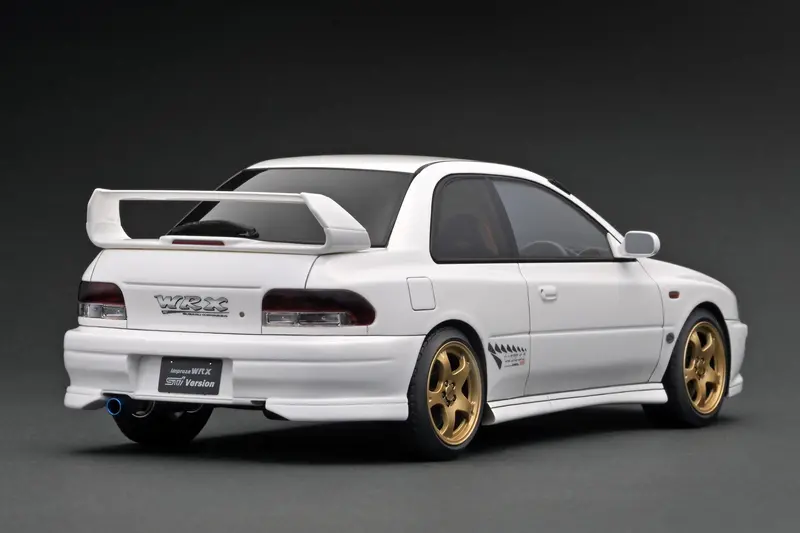 1:18 Subaru Impreza Wrx Type R Sti (Gc8) -- White -- Ignition Model Ig3553 2