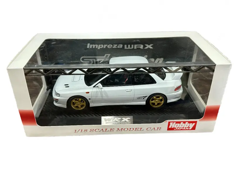 1:18 Subaru Impreza Wrx Type R Sti Ver. Iv (Gc8) 1997 -- Fether White -- Hobby J 1