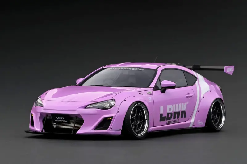 1:18 Toyota 86 Lb Nation Works Full Ver.1 -- Pink -- Ignition Model Ig2671 1