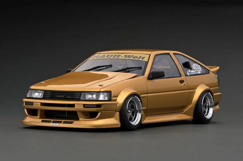 1:18 Toyota Ae86 Rwb -- Gold -- Ignition Model Ig2608 1