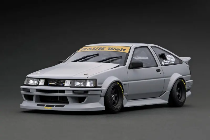 1:18 Toyota Ae86 Rwb -- Matte Grey -- Ignition Model Ig2607 1