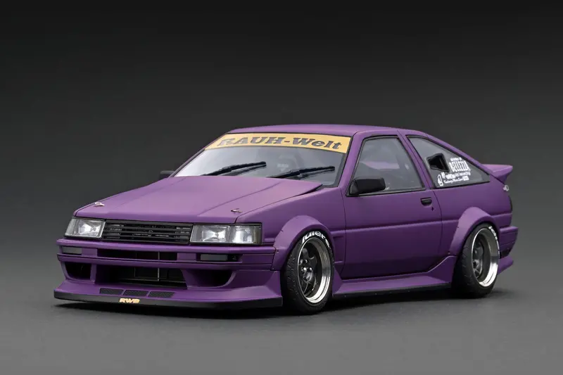 1:18 Toyota Ae86 Rwb -- Matte Purple -- Ignition Model Ig2610 1