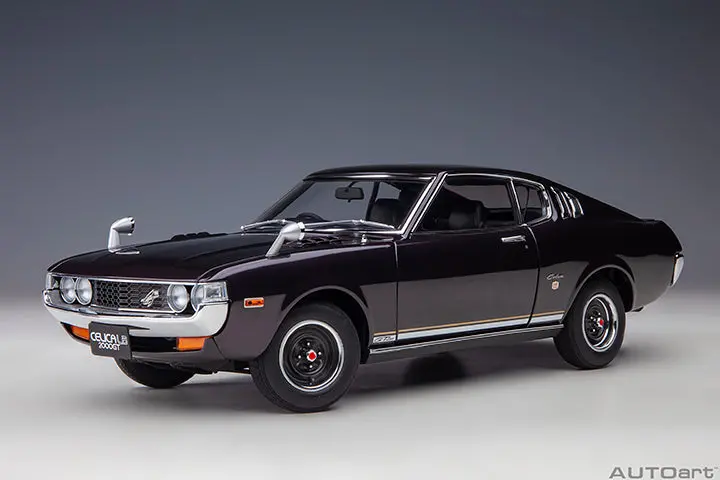 1:18 Toyota Celica 1973 Liftback 2000Gt (Ra25) - Dark Purple Metallic -- Autoart 1