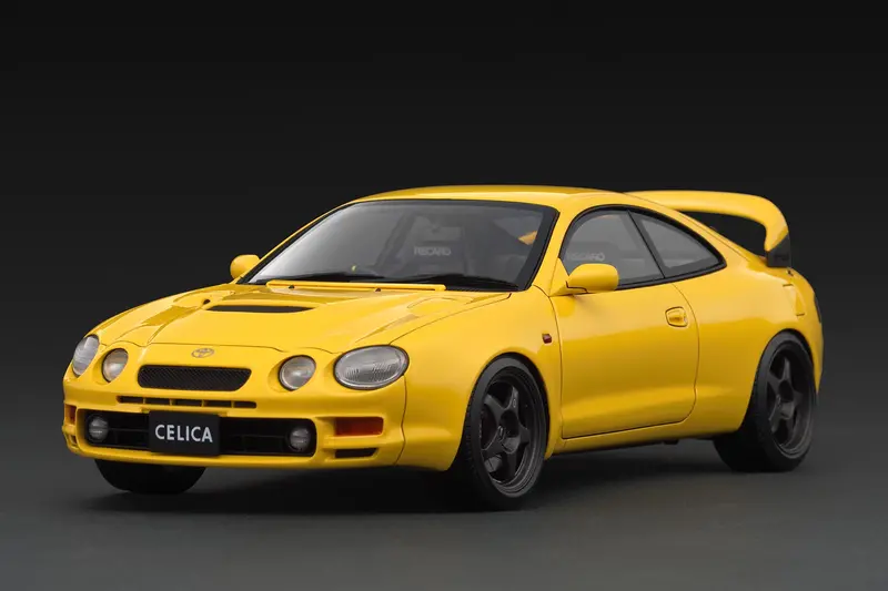 1:18 Toyota Celica Gt-Four (St205) -- Yellow -- Ignition Model Ig3680 1