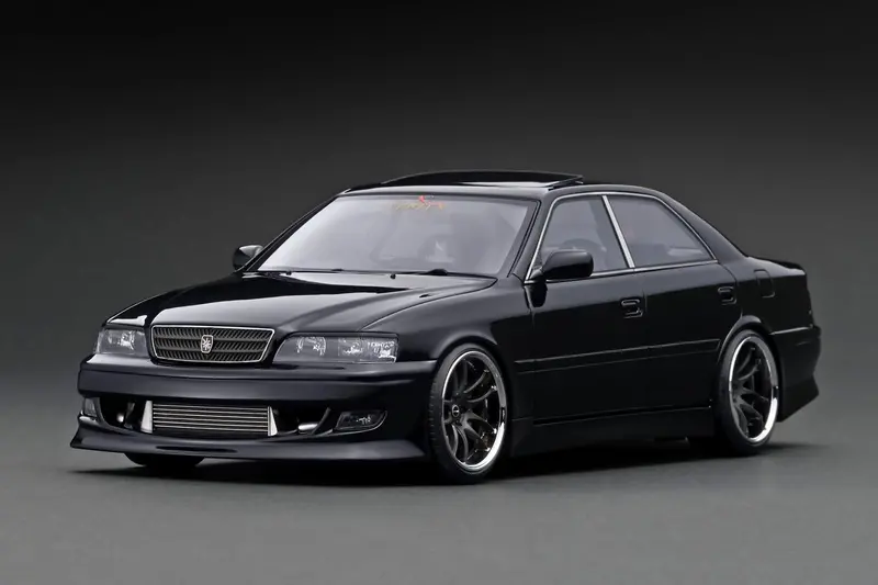 1:18 Toyota Chaser Jzx100 Vertex -- Black -- Ignition Model Ig3314 1