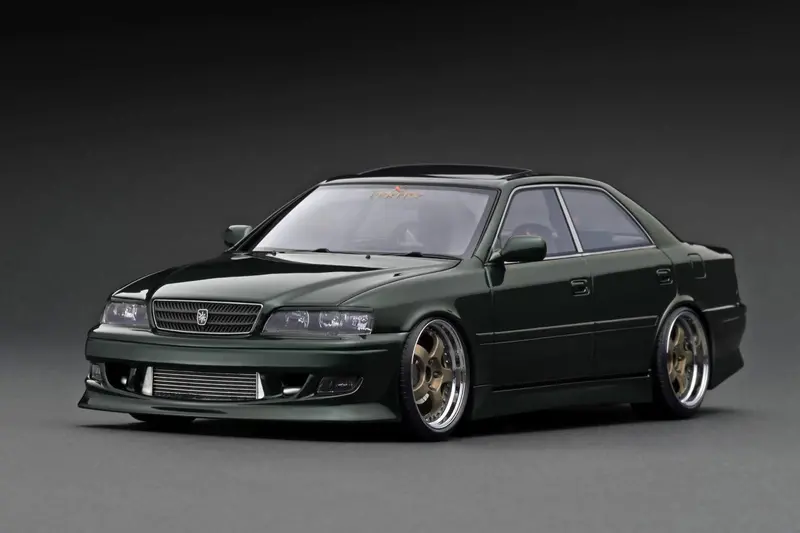 1:18 Toyota Chaser Jzx100 Vertex -- Green Metallic -- Ignition Model Ig3315 1