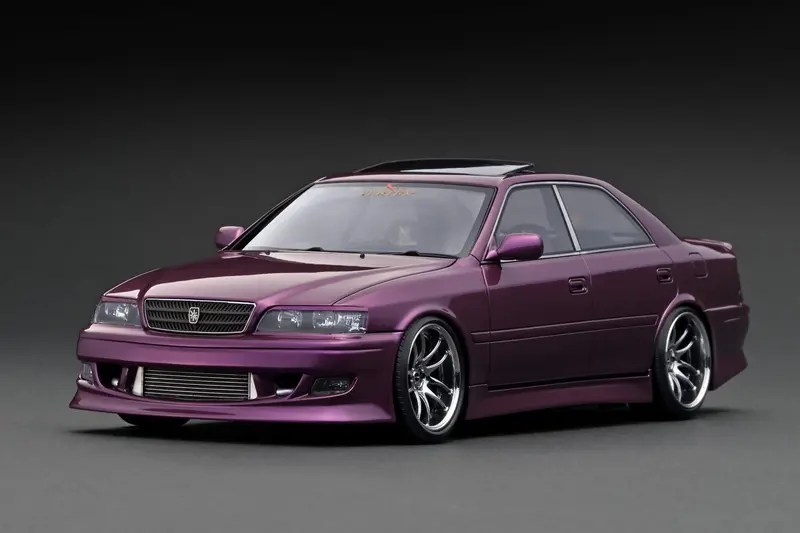 1:18 Toyota Chaser Jzx100 Vertex -- Purple Metallic -- Ignition Model Ig3320 1