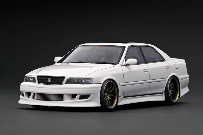 1:18 Toyota Chaser Jzx100 Vertex -- White -- Ignition Model Ig3318 1