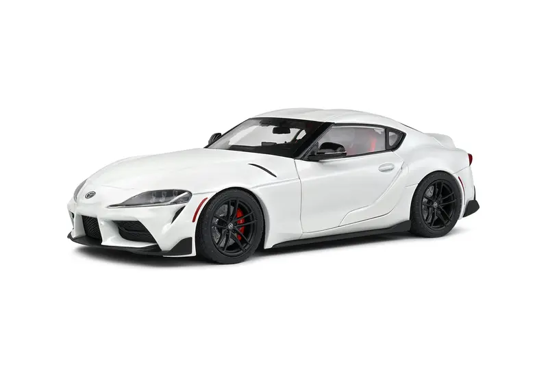 1:18 Toyota Gr Supra (A90) 2023 -- White Pearl -- Solido 1