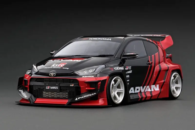 1:18 Toyota Gr Yaris Pandem -- Advan -- Ignition Model Ig2905 1