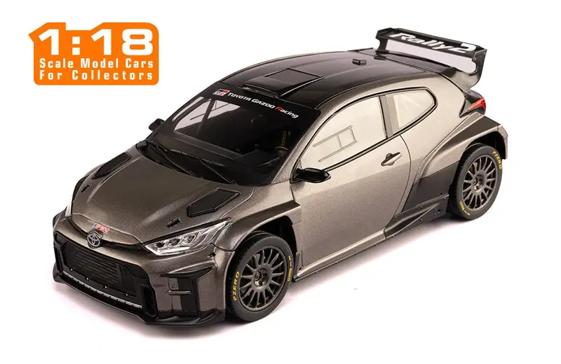 1:18 Toyota Gr Yaris Rally2 Rally Spec 2024 -- Plain Body Grey -- Ixo Models 1