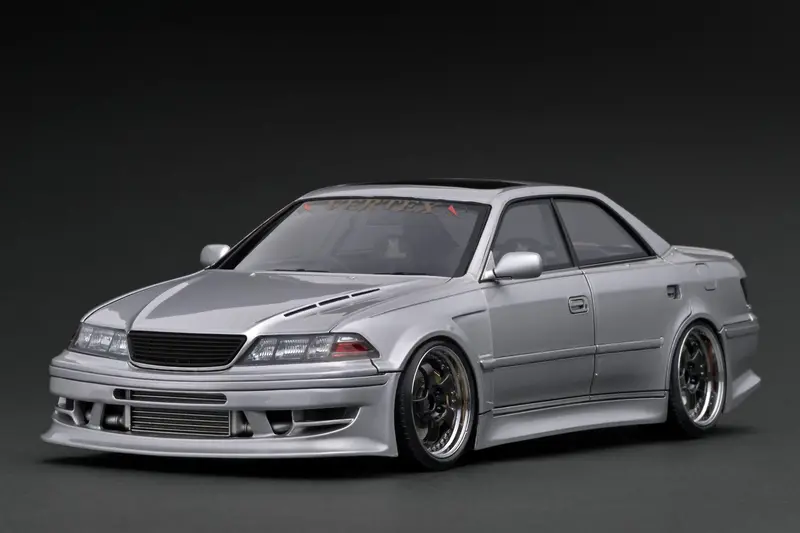 1:18 Toyota Jzx100 Mark-Ii Vertex -- Silver -- Ignition Model Ig3578 1