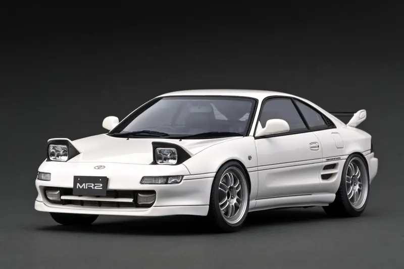 1:18 Toyota Mr2 (Sw20) -- White -- Ignition Model Ig3331 1