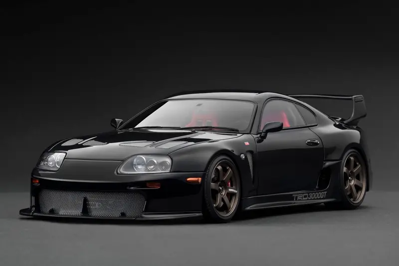 1:18 Toyota Supra (A80) Trd 3000Gt -- Black -- Ignition Model Ig3599 1
