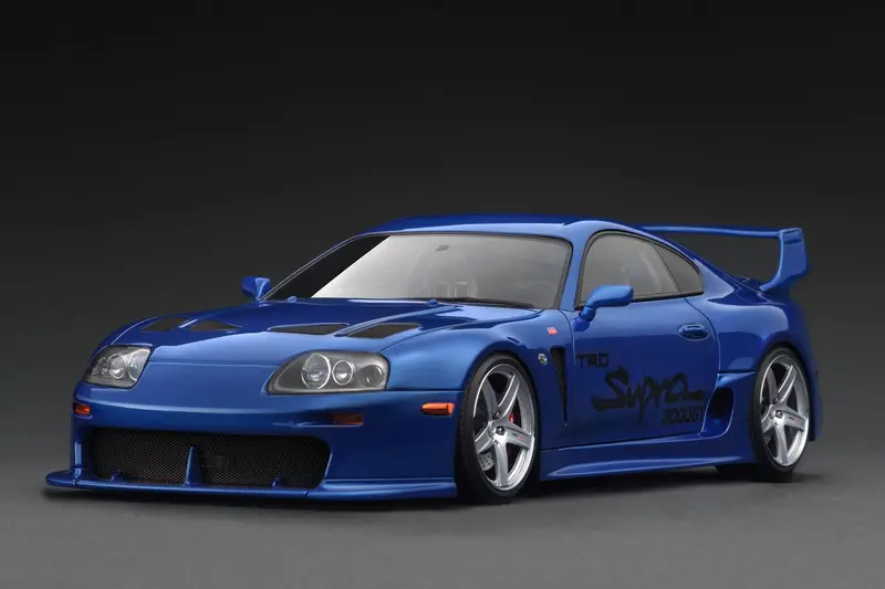 1:18 Toyota Supra (A80) Trd 3000Gt -- Blue -- Ignition Model Ig3604 1