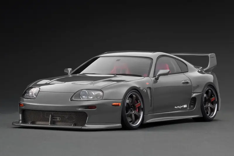 1:18 Toyota Supra (A80) Trd 3000Gt -- Gun Metallic Grey -- Ignition Model Ig3601 1