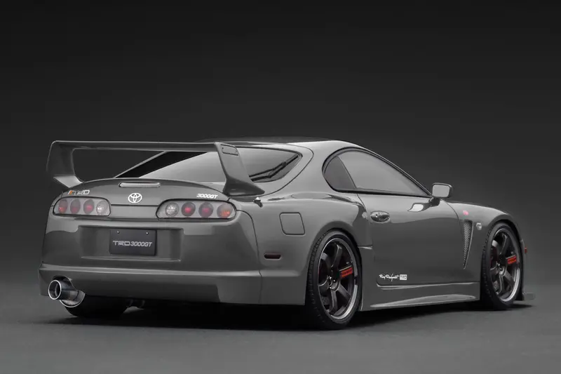 1:18 Toyota Supra (A80) Trd 3000Gt -- Gun Metallic Grey -- Ignition Model Ig3601 2