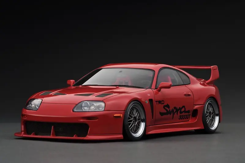 1:18 Toyota Supra (A80) Trd 3000Gt -- Red -- Ignition Model Ig3602 1