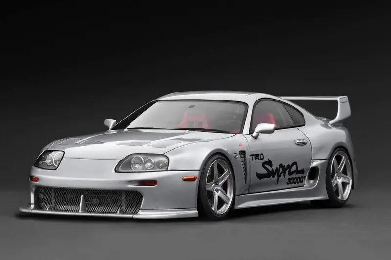 1:18 Toyota Supra (A80) Trd 3000Gt -- Silver -- Ignition Model Ig3600 1