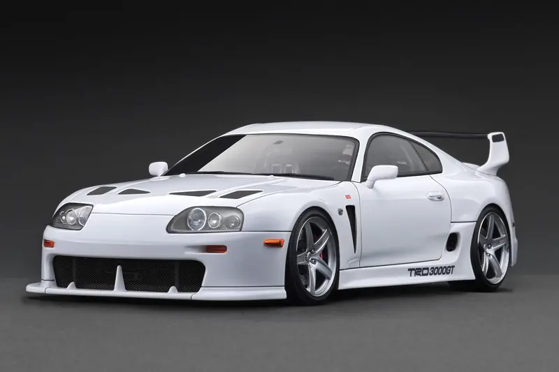 1:18 Toyota Supra (A80) Trd 3000Gt -- White -- Ignition Model Ig3598 1