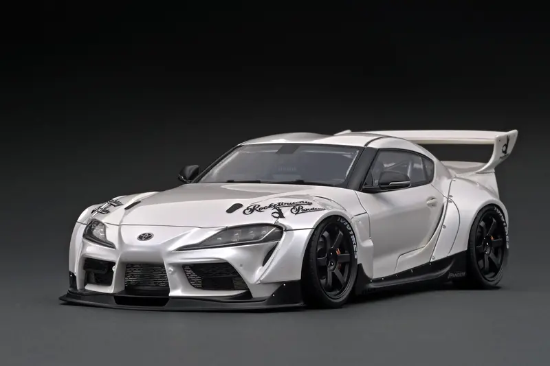 1:18 Toyota Supra (A90) Pandem -- Pearl White -- Ignition Model Ig2036 1