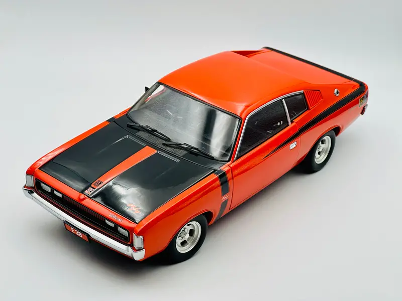1:18 Valiant E38 Charger 'Big Tank' -- Hemi Orange -- Classic Carlectables 1