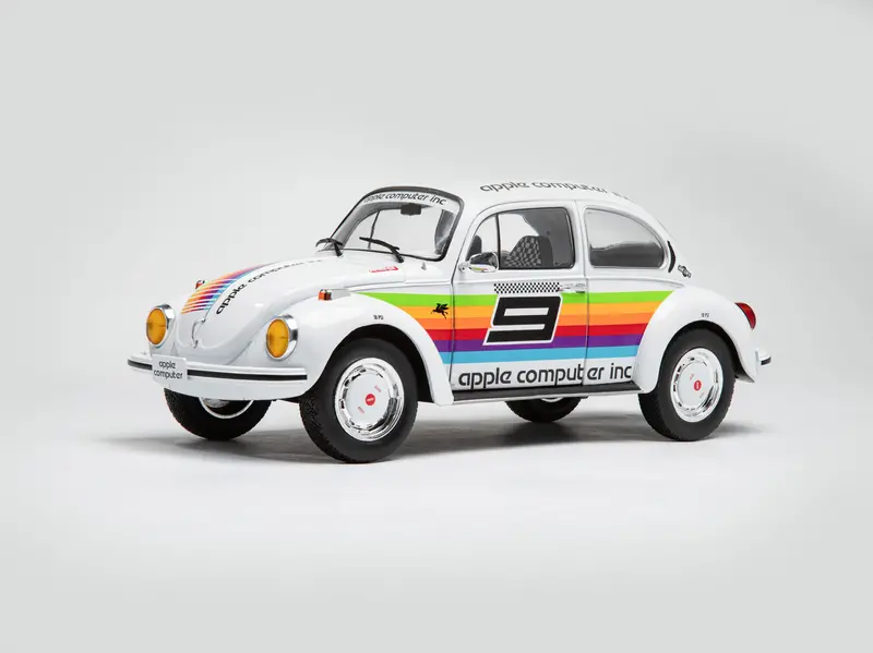 1:18 Volkswagen Beetle -- #9 Apple Computer Livery "Le Mans Tribute" -- Solido 1