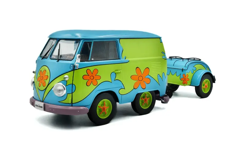 1:18 Volkswagen Shorty "Kool Kombi" -- Flower Power (Mystery Machine) -- Solido 1