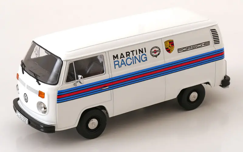 1:18 Volkswagen T2b Kombi Bus Delivery Van -- White Martini Racing -- Kk-Scale 1