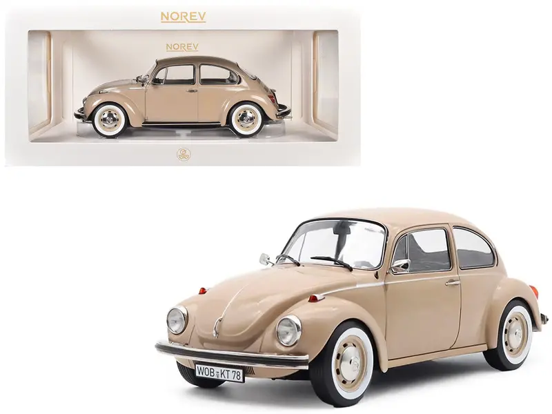 1:18 Volkswagen Vw Beetle 1303 1973 -- Sahara Beige -- Norev 1