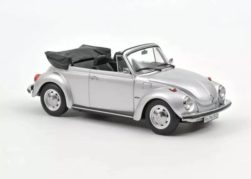 1:18 Volkswagen Vw Beetle 1303 Cabriolet 1973 -- Silver -- Norev 1