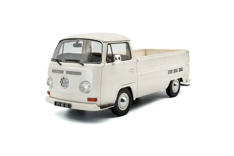 1:18 Volkswagen (Vw) T2 Kombi Pickup -- White -- Solido 1