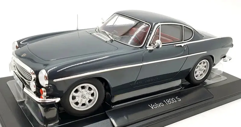1:18 Volvo P1800 S 1969 -- Grey W/Red Interior -- Norev 1
