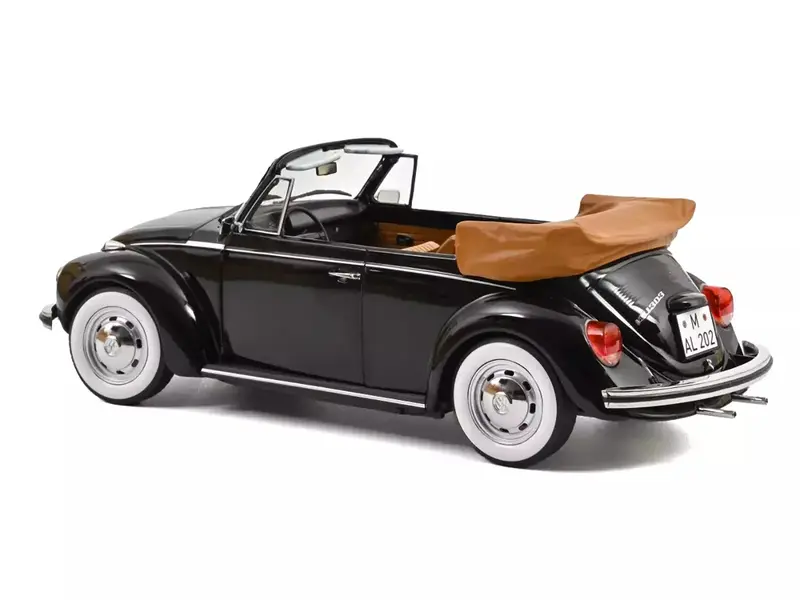 1:18 Vw Volkswagen Beetle 1303 Cabriolet 1972 -- Black -- Norev 2