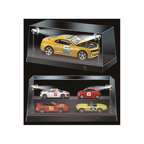 1:24 / 1:43 Led Display Case -- Black Base -- King Creations Kc9902blk 1