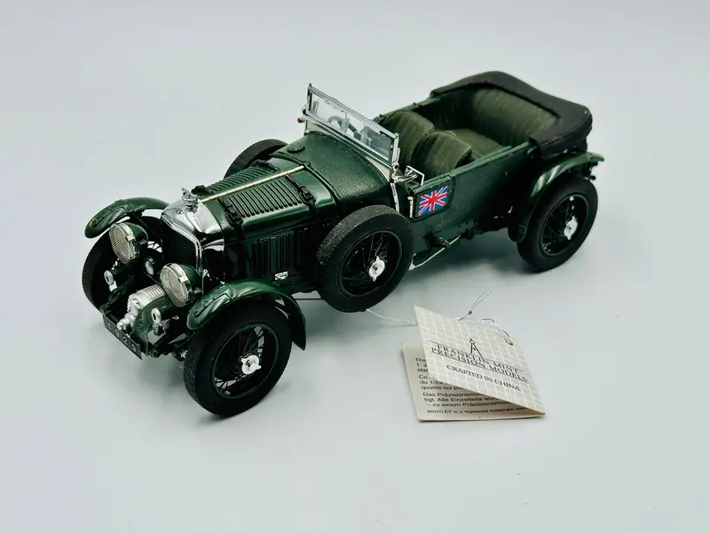 1:24 1929 Bentley 4 1/2 Litre "Blower" -- Dark Green -- Franklin Mint 1