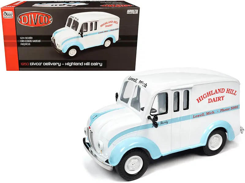 1:24 1950 Divco Van -- Highland Hill Dairy -- Auto World 1