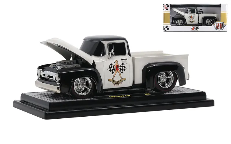1:24 1956 Ford F-100 -- Hurst Shifters -- M2 Machines 1