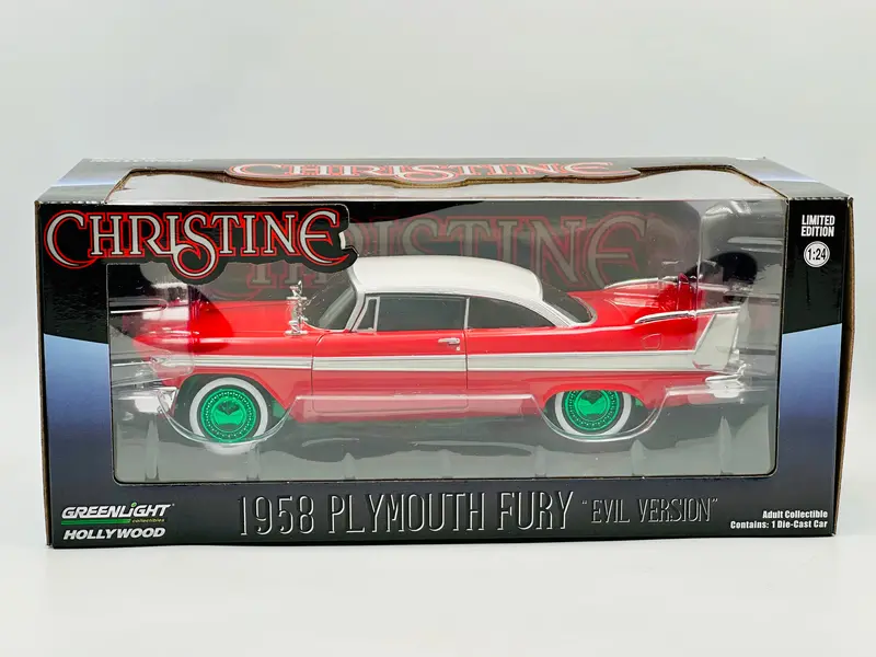 1:24 1958 Plymouth Fury - Christine (Evil) *Chase Version* - Greenlight 1