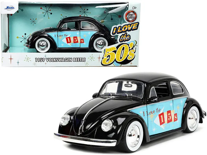 1:24 1959 Vw Beetle -- I Love The 1950'S -- Jada 1