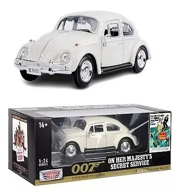 1:24 1966 Vw Beetle -- James Bond "On Her Majesty's Secret Service" -- Motormax 1
