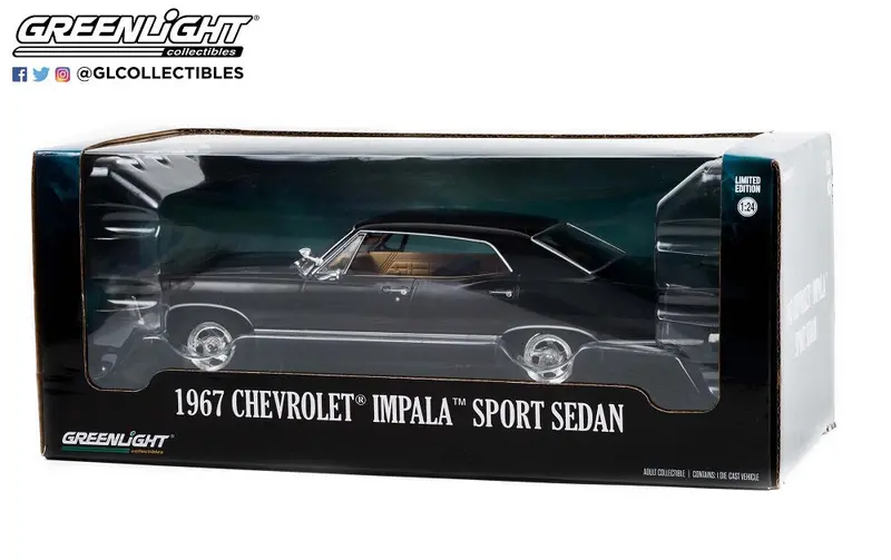 1:24 1967 Chevrolet Impala Sports Sedan -- Supernatural -- Greenlight 1