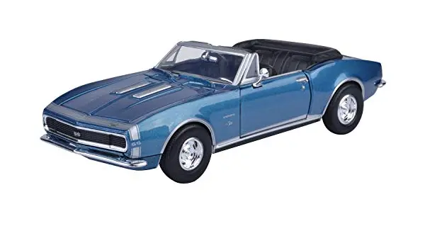 1:24 1969 Chevrolet Camaro Ss Convertible -- Blue -- Motormax 1