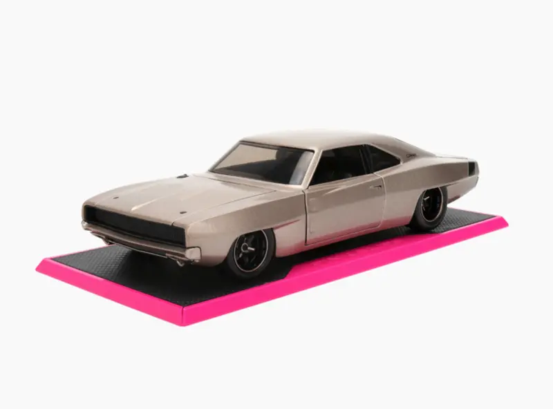 1:24 1970 Dodge Charger Wide Body -- Beige -- Jada: Pink Slips 1