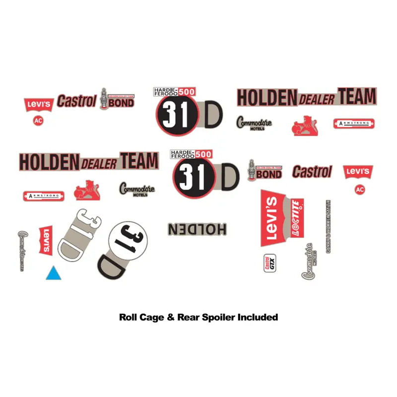 1:24 1971 Bathurst - Colin Bond - #31D Lc Torana -- Decal Kit -- Dda: Accessory 1