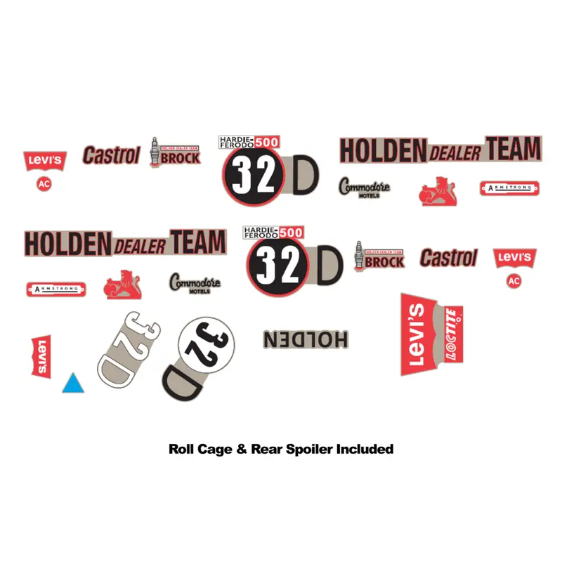 1:24 1971 Bathurst - Peter Brock - #32D Lc Torana -- Decal Kit -- Dda: Accessory 1