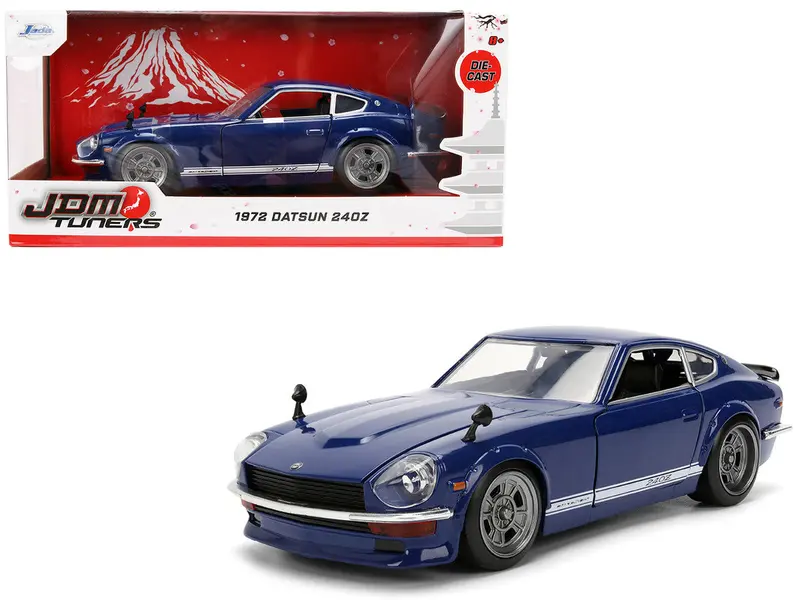 1:24 1972 Datsun 24Oz -- Navy Blue -- Jada: Jdm Tuners 1